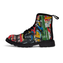 Load image into Gallery viewer, SOCIAL  ANTI COLLECTION | DESIGNER Men&#39;s Canvas Boots
