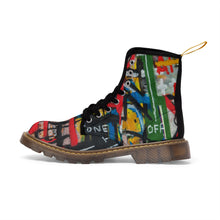 Load image into Gallery viewer, SOCIAL  ANTI COLLECTION | DESIGNER Men&#39;s Canvas Boots
